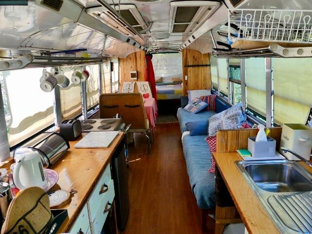 Glamping Bus Internal